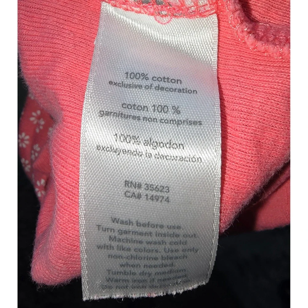Starting Out &‎ Carters Baby Girl Sleeper Romper Bundle Pink Floral Stripe 3-6M